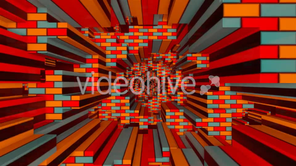 Tetris Tunnel Loop Videohive 20695832 Motion Graphics Image 6