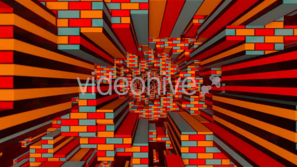 Tetris Tunnel Loop Videohive 20695832 Motion Graphics Image 7
