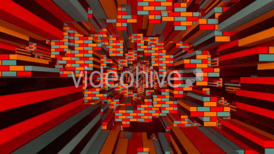Tetris Tunnel Loop Videohive 20695832 Motion Graphics Image 8
