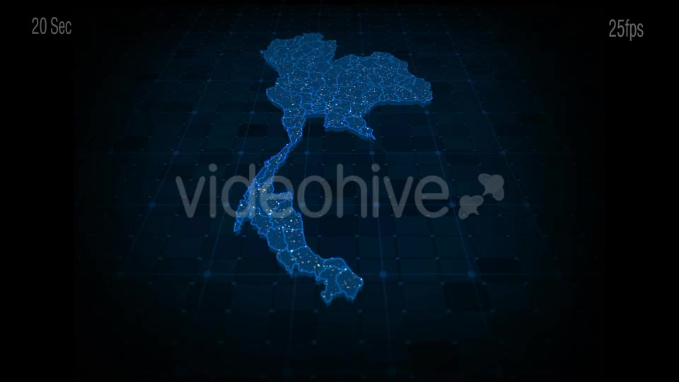 Thailand Map Videohive 20447046 Motion Graphics Image 3