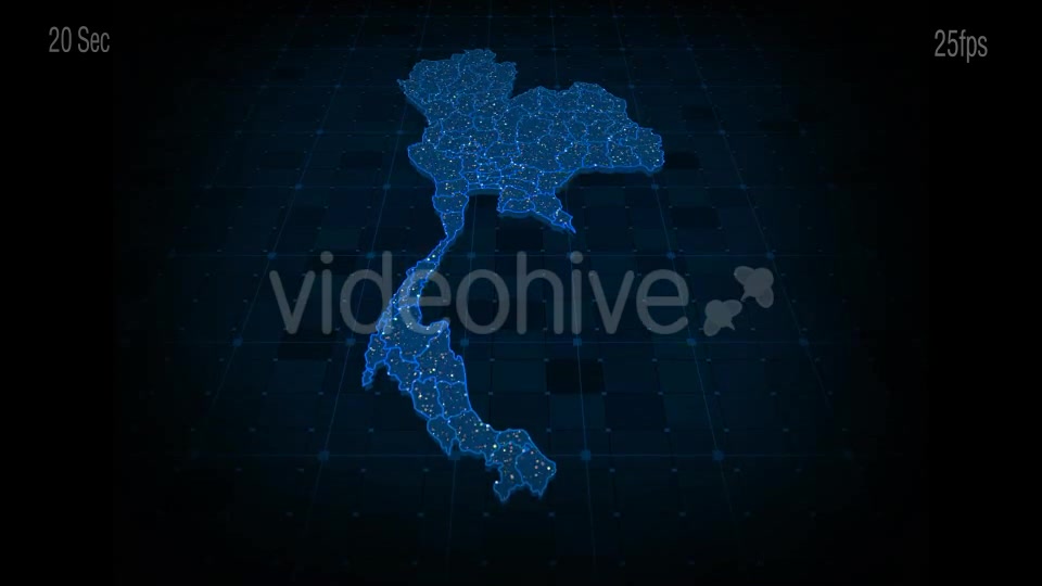 Thailand Map Videohive 20447046 Motion Graphics Image 5