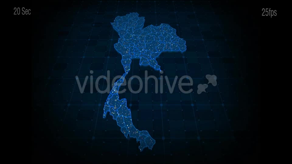 Thailand Map Videohive 20447046 Motion Graphics Image 8