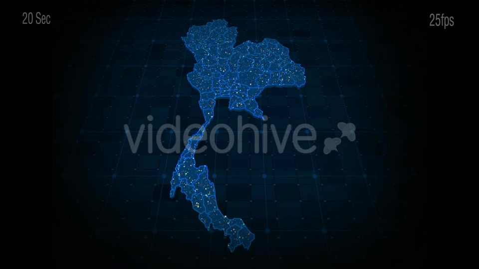 Thailand Map Videohive 20447046 Motion Graphics Image 9
