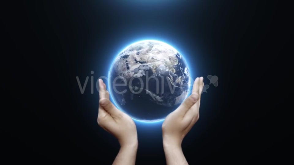 The Arms Hold a Spinning World Videohive 19865733 Motion Graphics Image 4
