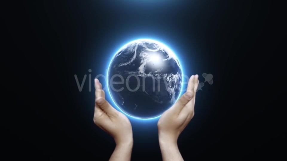 The Arms Hold a Spinning World Videohive 19865733 Motion Graphics Image 7