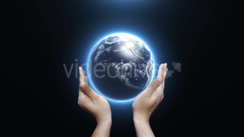 The Arms Hold a Spinning World Videohive 19865733 Motion Graphics Image 8