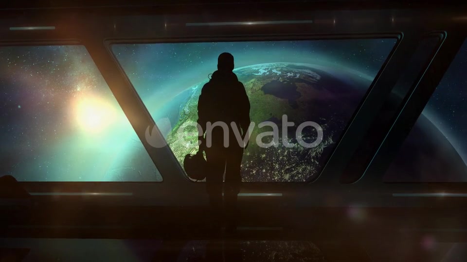 The Astronaut In The Ship Flies To Earth Videohive 22458483 Motion Graphics Image 6