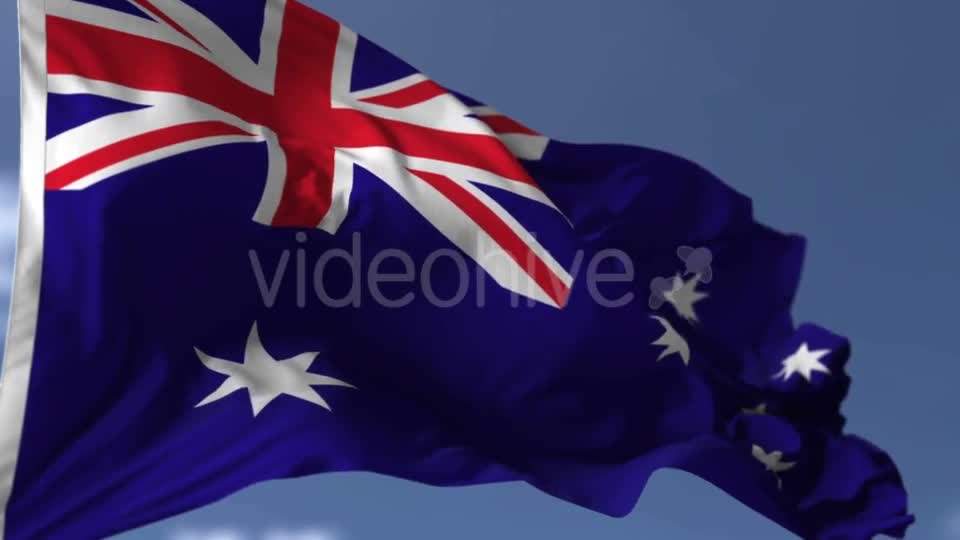 The Australian Flag Videohive 20038240 Motion Graphics Image 1