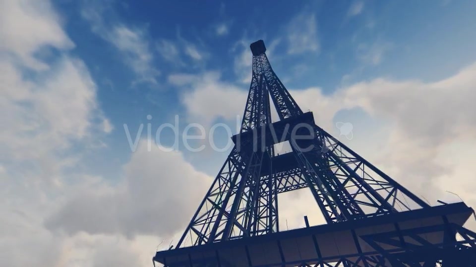 The Eiffel Tower Noon Videohive 16410094 Motion Graphics Image 4