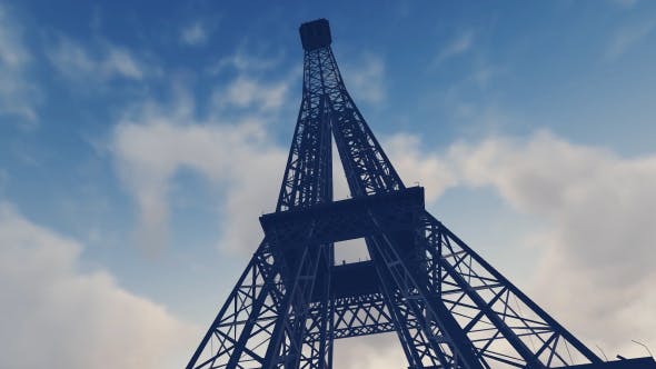 The Eiffel Tower Noon - Download 16410094 Videohive