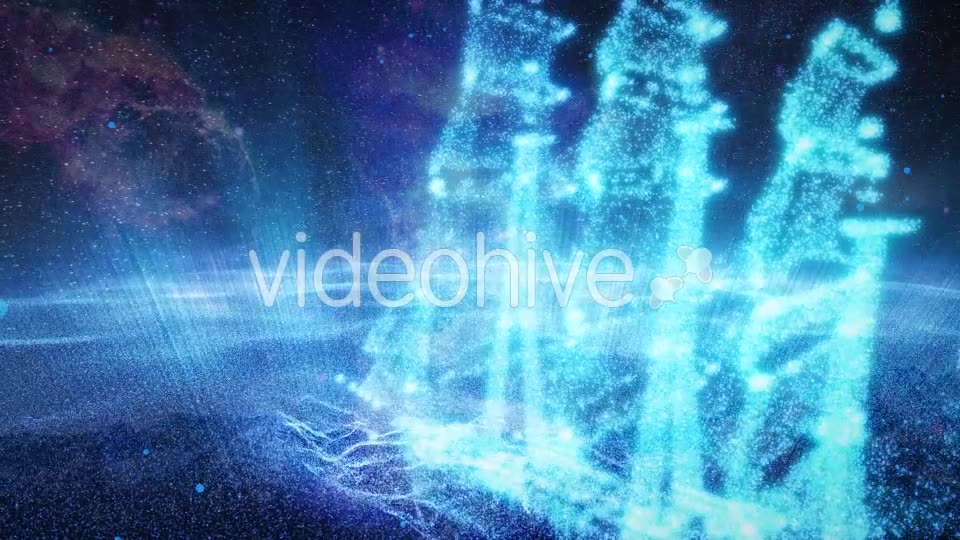 The Particle Ship Sails In The Galaxy Nebula Videohive 19543231 Motion Graphics Image 2