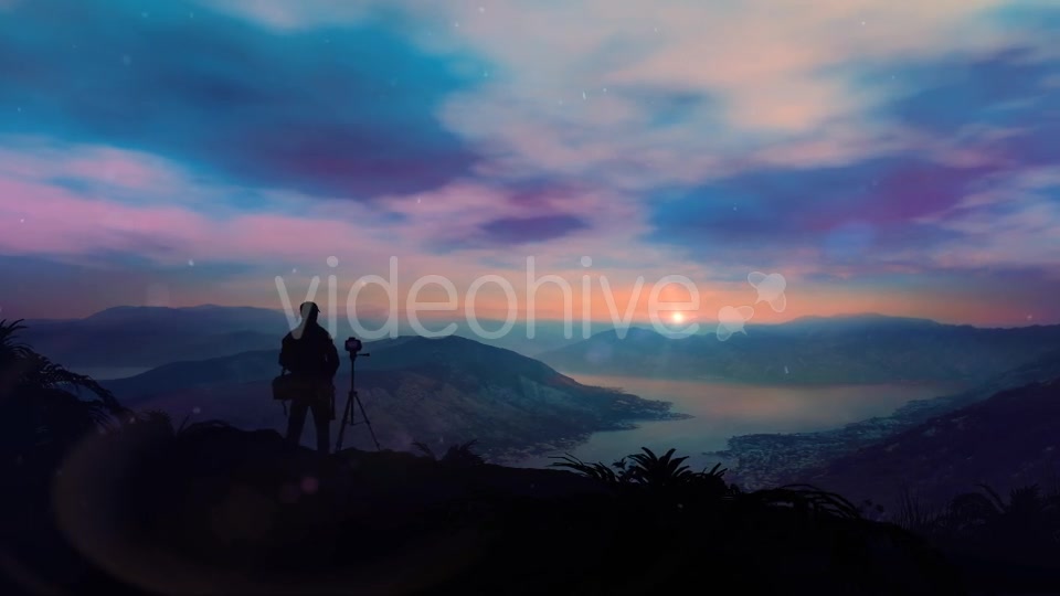 The Photographer Shoots A Fantastic Dawn In The Mountains Videohive 20547047 Motion Graphics Image 2