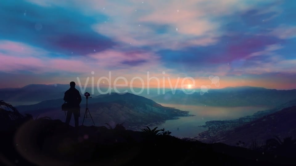 The Photographer Shoots A Fantastic Dawn In The Mountains Videohive 20547047 Motion Graphics Image 4