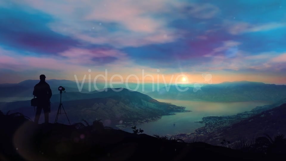 The Photographer Shoots A Fantastic Dawn In The Mountains Videohive 20547047 Motion Graphics Image 8