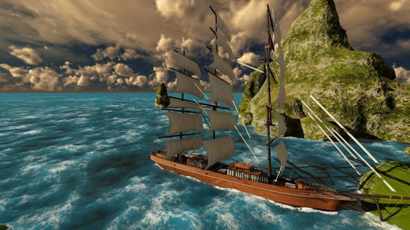 The Pirate Ship - Download 21438730 Videohive