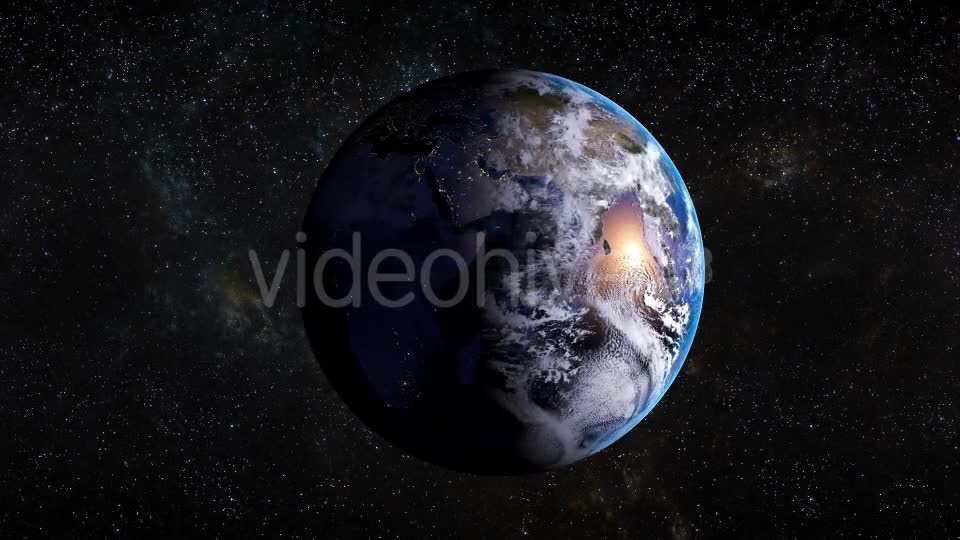The Real Earth Rotates Videohive 19312575 Motion Graphics Image 1