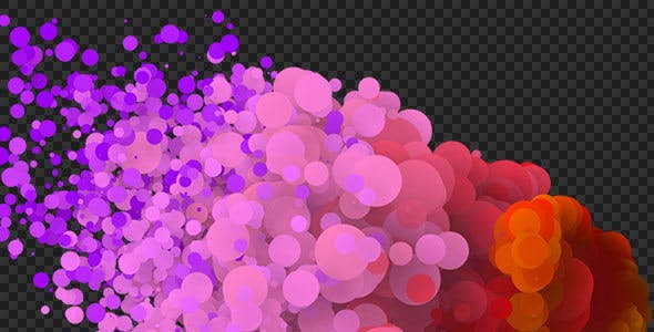 The Rolling Colorful Particles - Videohive Download 21525522