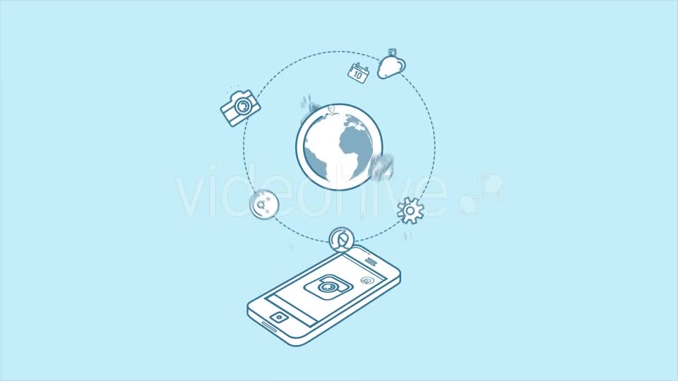 The Whole World In A Smartphone Videohive 20760647 Motion Graphics Image 1