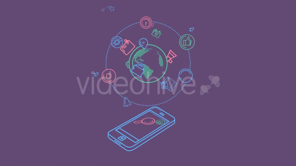 The Whole World In A Smartphone Videohive 20760647 Motion Graphics Image 6