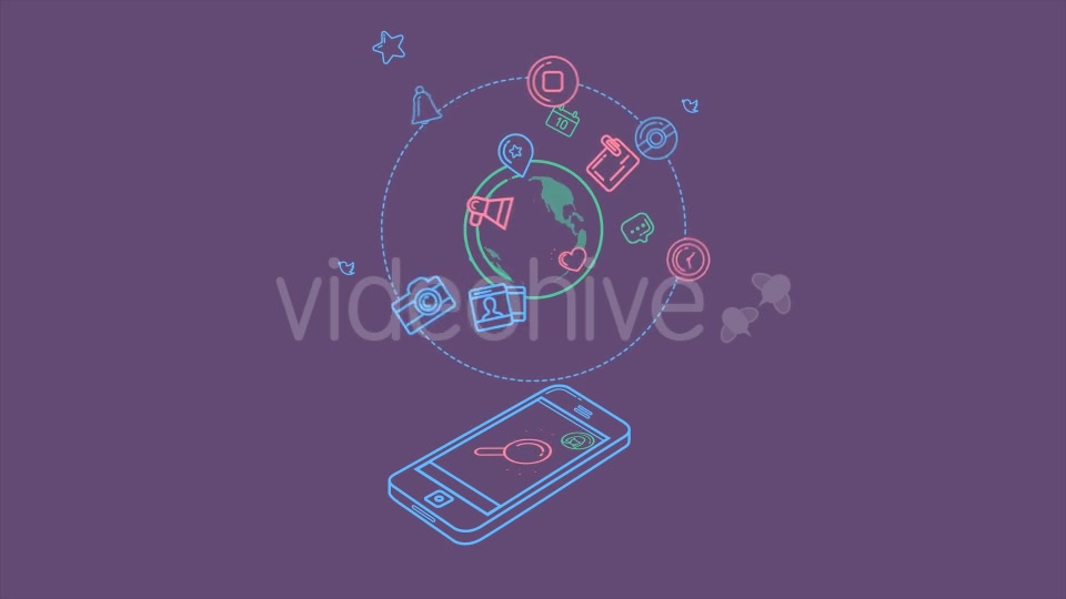 The Whole World In A Smartphone Videohive 20760647 Motion Graphics Image 7