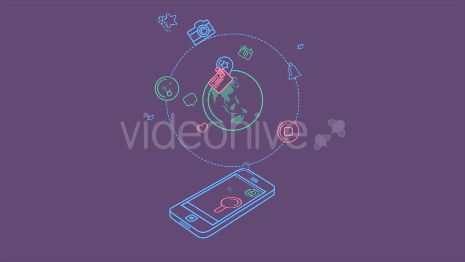 The Whole World In A Smartphone Videohive 20760647 Motion Graphics Image 8