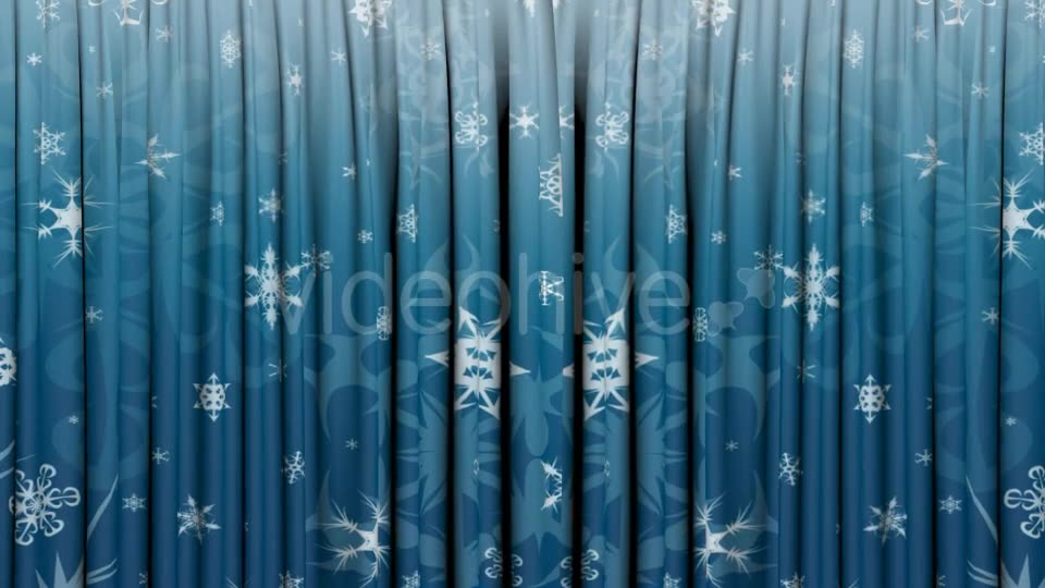 Theatrical Curtain Open Christmas Version Videohive 13966659 Motion Graphics Image 2