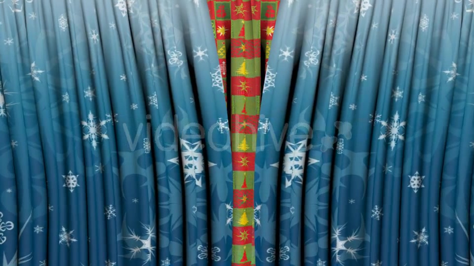 Theatrical Curtain Open Christmas Version Videohive 13966659 Motion Graphics Image 3