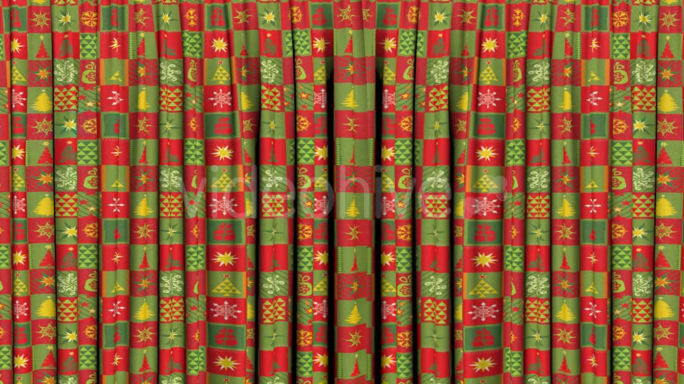 Theatrical Curtain Open Christmas Version Videohive 13966659 Motion Graphics Image 4