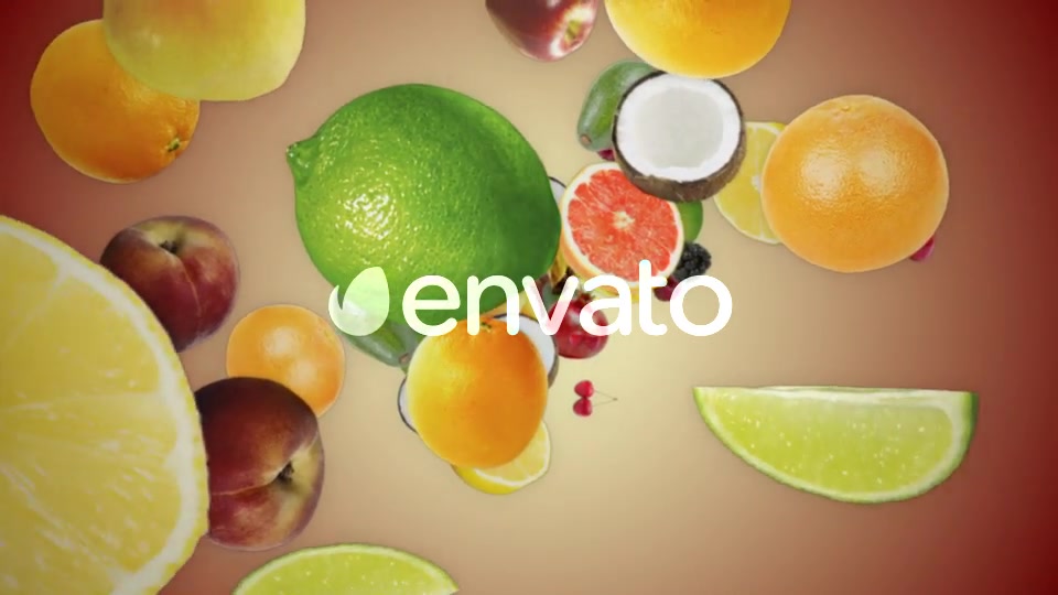 Three Falling Fruits (3 Videos) Videohive 22091277 Motion Graphics Image 6