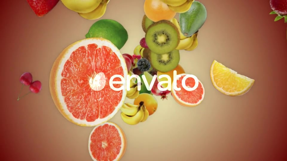 Three Falling Fruits (3 Videos) Videohive 22091277 Motion Graphics Image 8