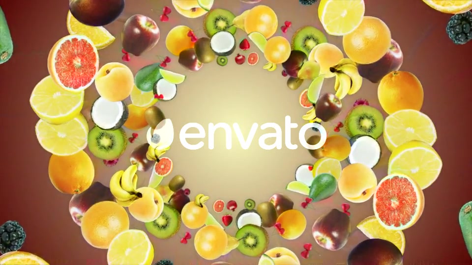 Three Falling Fruits (3 Videos) Videohive 22091277 Motion Graphics Image 9