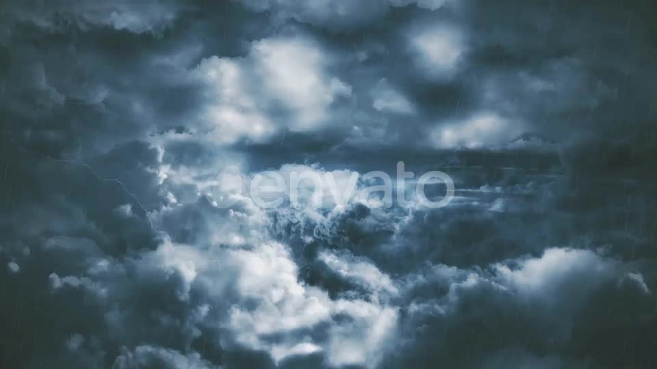 Thunder Clouds with Lightning Strikes Videohive 25502335 Motion Graphics Image 1
