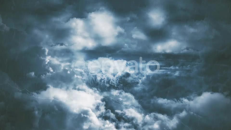 Thunder Clouds with Lightning Strikes Videohive 25502335 Motion Graphics Image 2