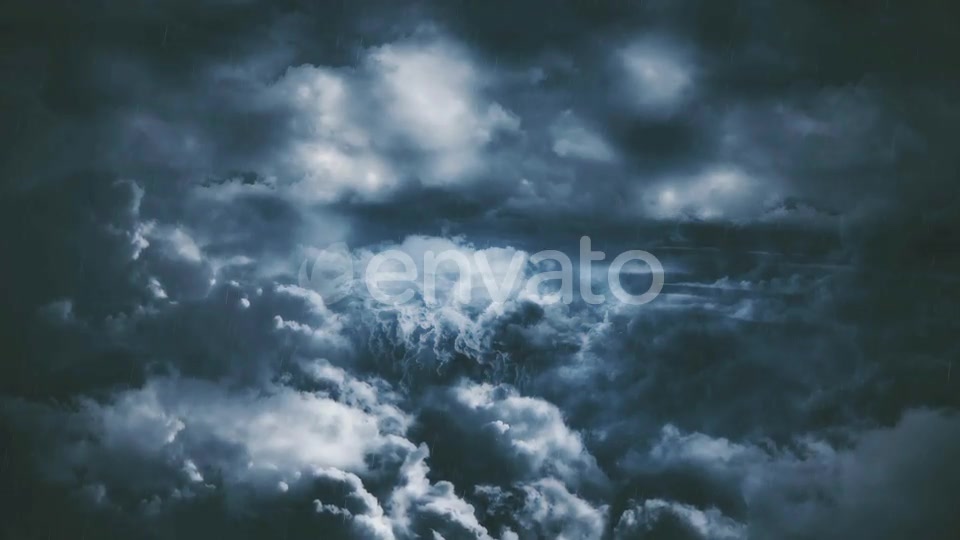 Thunder Clouds with Lightning Strikes Videohive 25502335 Motion Graphics Image 3