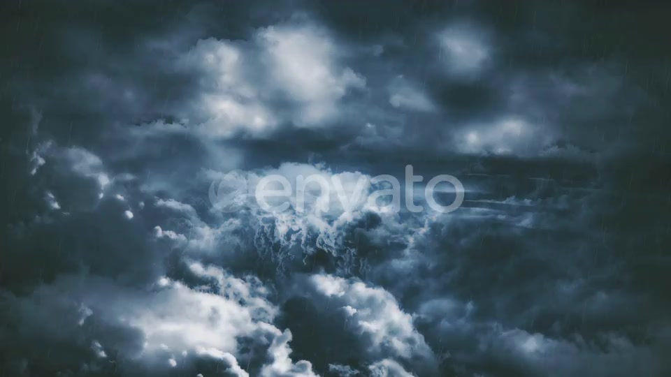 Thunder Clouds with Lightning Strikes Videohive 25502335 Motion Graphics Image 4