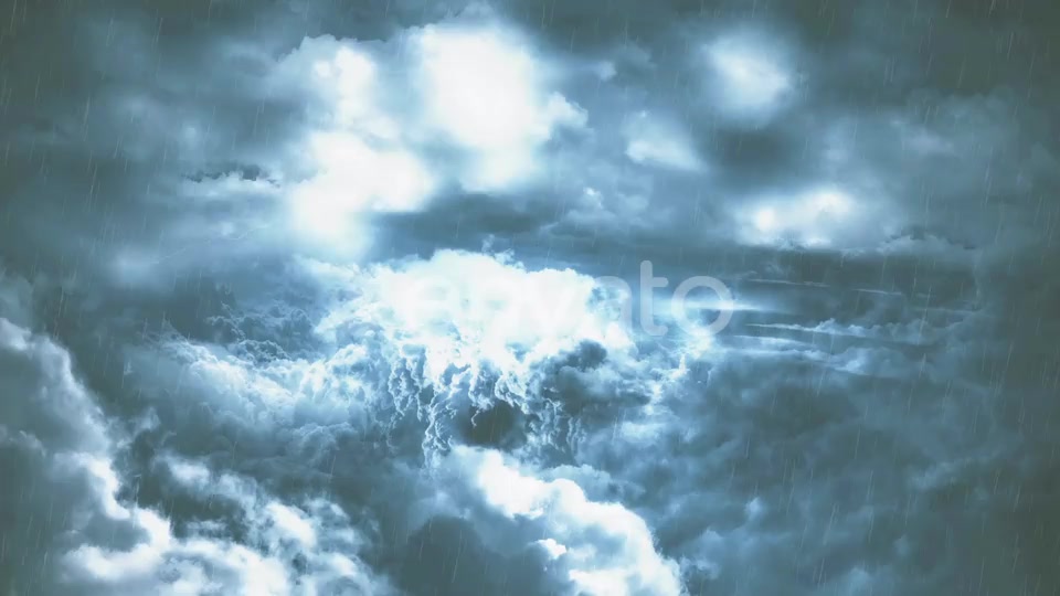 Thunder Clouds with Lightning Strikes Videohive 25502335 Motion Graphics Image 6