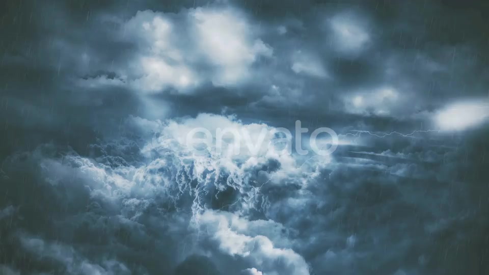 Thunder Clouds with Lightning Strikes Videohive 25502335 Motion Graphics Image 7