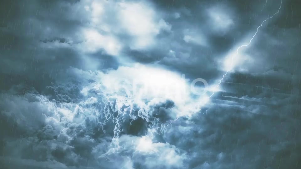 Thunder Clouds with Lightning Strikes Videohive 25502335 Motion Graphics Image 9