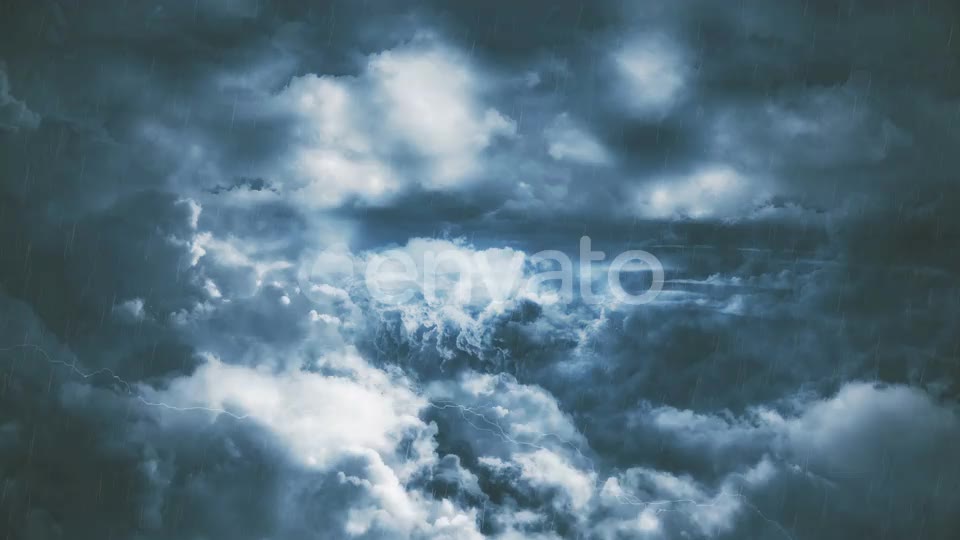 Thunder Clouds with Lightning Strikes Videohive 25322434 Motion Graphics Image 2