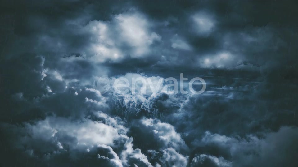 Thunder Clouds with Lightning Strikes Videohive 25322434 Motion Graphics Image 3
