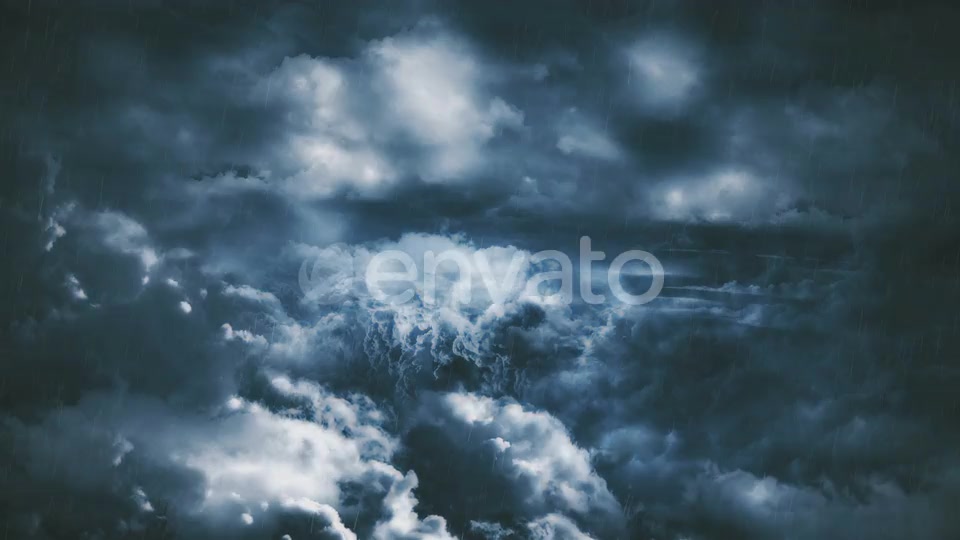 Thunder Clouds with Lightning Strikes Videohive 25322434 Motion Graphics Image 4