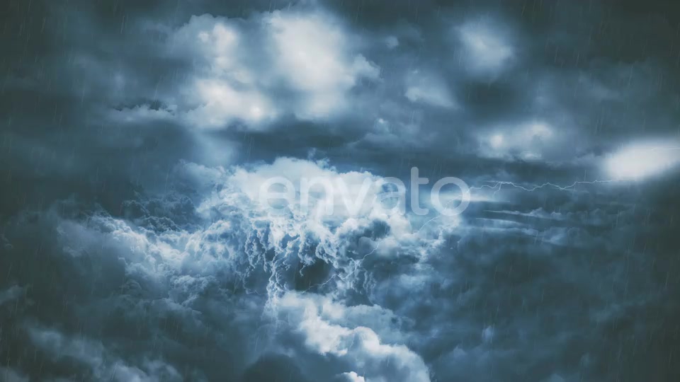 Thunder Clouds with Lightning Strikes Videohive 25322434 Motion Graphics Image 7