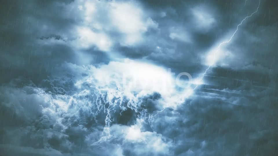 Thunder Clouds with Lightning Strikes Videohive 25322434 Motion Graphics Image 9