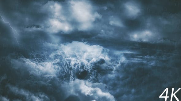 Thunder Clouds with Lightning Strikes - Videohive Download 25322434