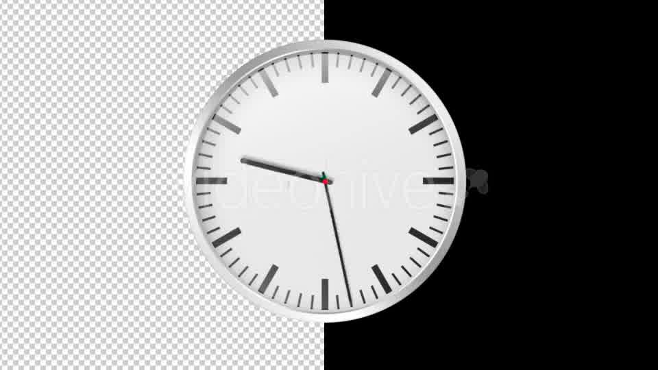 Time Lapse Clock ALPHA LOOP Videohive 19636993 Motion Graphics Image 10