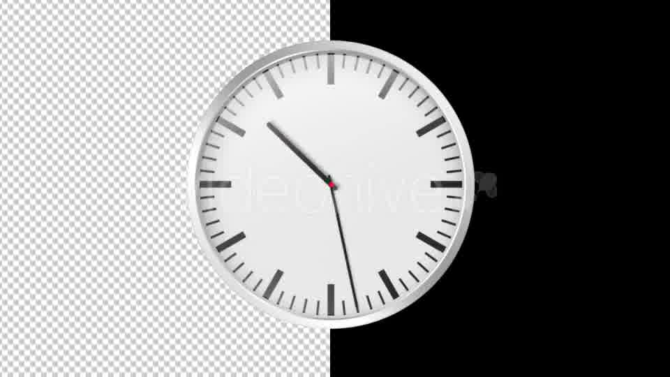 Time Lapse Clock ALPHA LOOP Videohive 19636993 Motion Graphics Image 11
