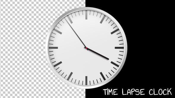 Time Lapse Clock ALPHA LOOP - Videohive 19636993 Download