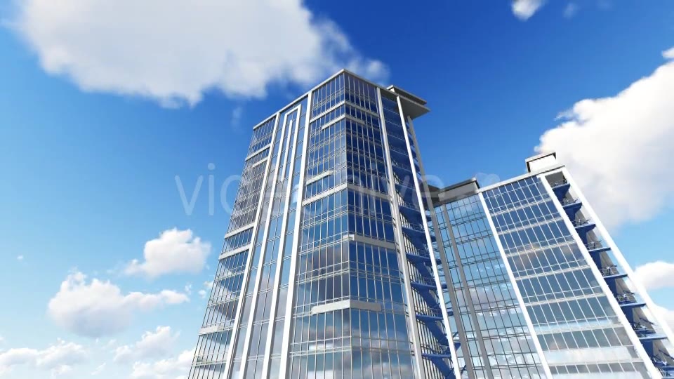Time lapse Clouds and Skyscraper Videohive 19244937 Motion Graphics Image 3