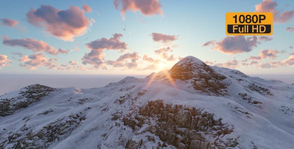 Time lapse Mountain and Sun Sky - Videohive Download 19241033
