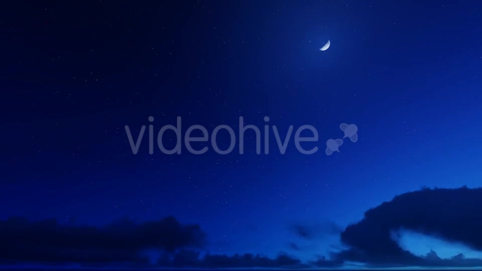 Time lapse Night Clouds Videohive 19309057 Motion Graphics Image 7